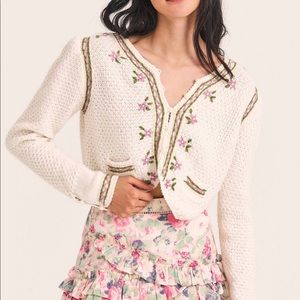 LOVESHACKFANCY knit cardigan - BRAND NEW